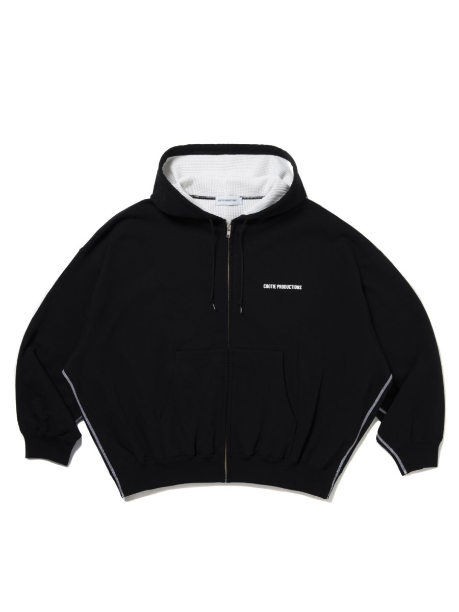 画像1: COOTIE   Thermal Combination Sweat Zip Hoodie (1)