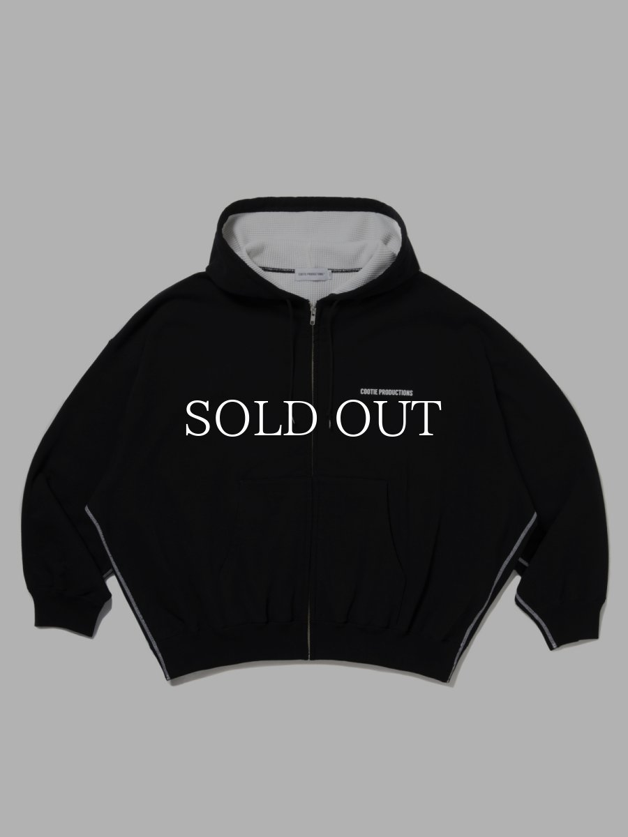 画像1: COOTIE   Thermal Combination Sweat Zip Hoodie (1)