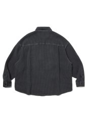 画像2: COOTIE   Pigment Dyed Waffle L/S Shirt (2)