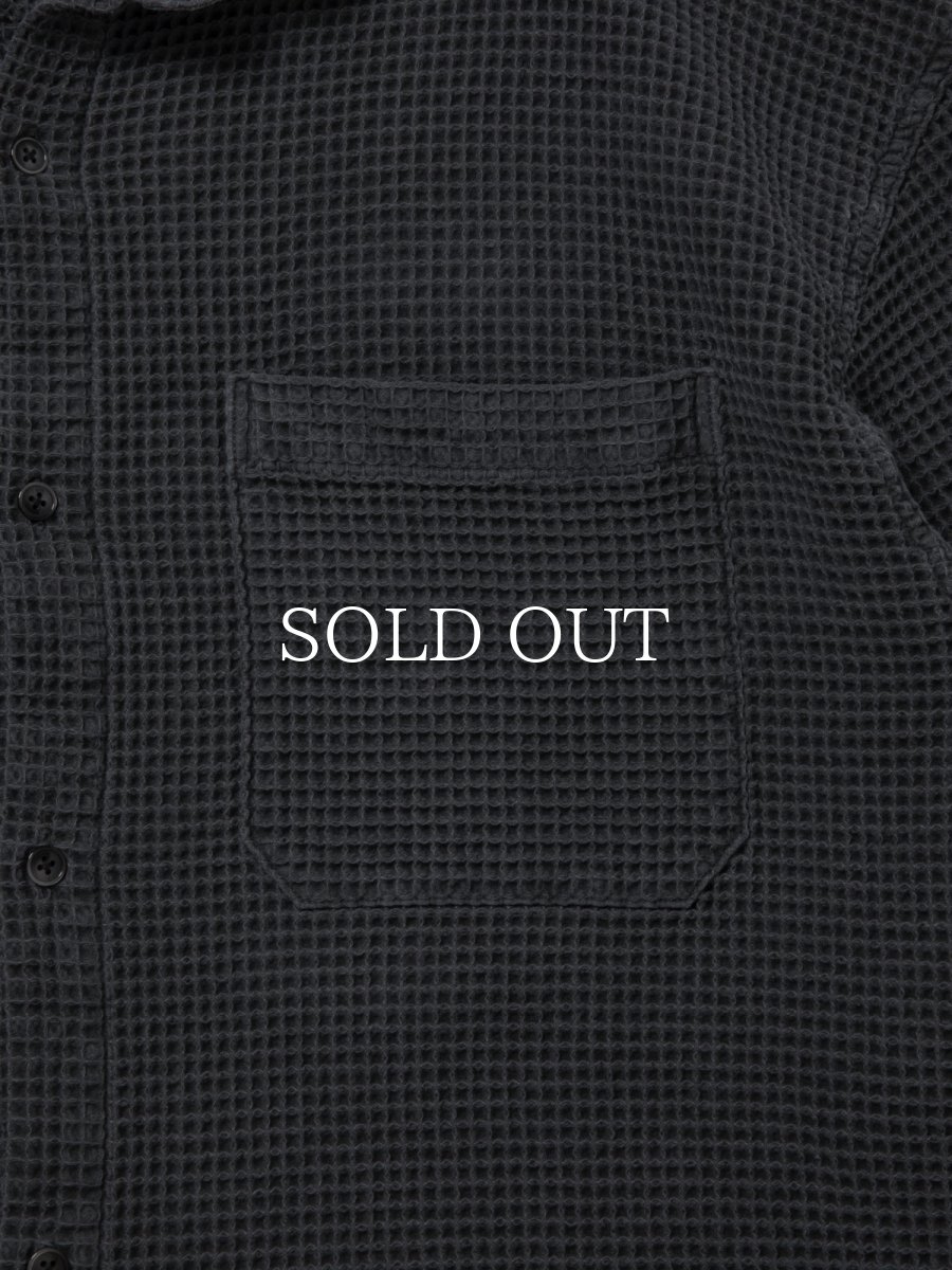 画像3: COOTIE   Pigment Dyed Waffle L/S Shirt (3)