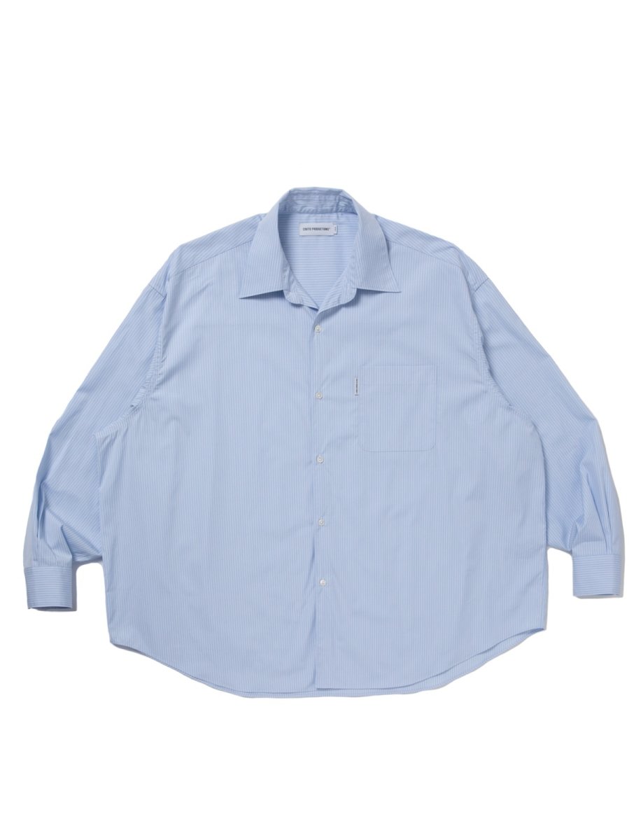 画像3: COOTIE   Stripe Broad Oversized L/S Shirt (3)