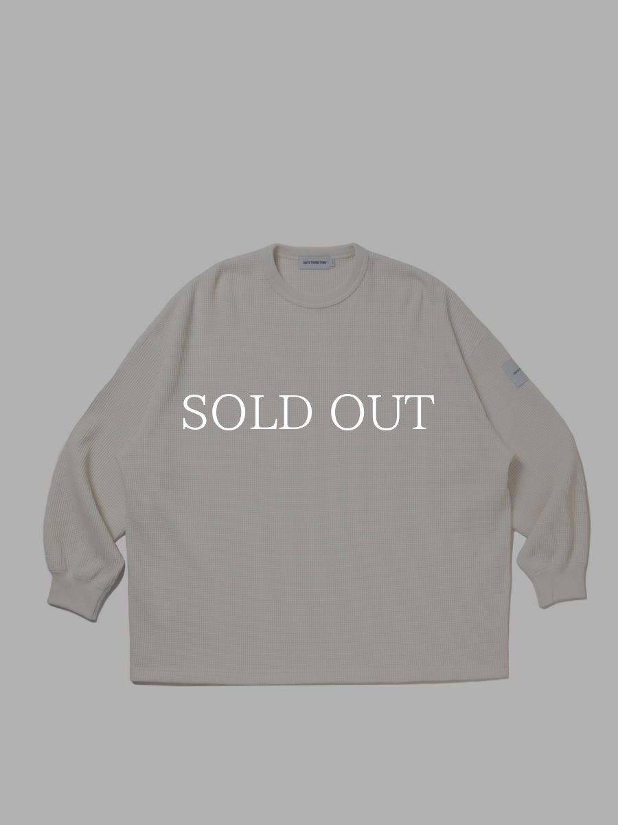画像6: COOTIE   N/C Waffle Oversized L/S Tee (6)