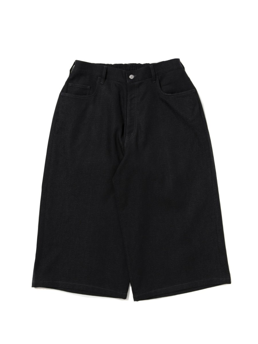 画像1: COOTIE   Reverse Loop Denim 5 Pocket Shin Cut Wide Easy Pants (1)