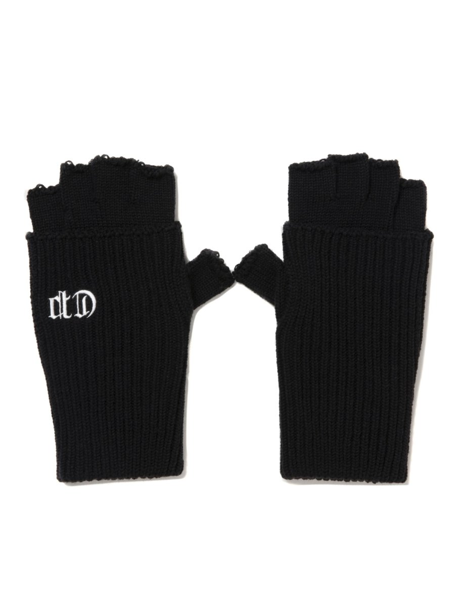画像1: COOTIE   Knit Cuffed Fingerless Glove (1)