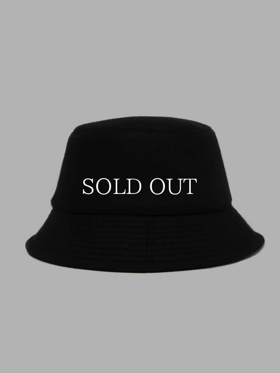 画像2: COOTIE   Wool Melton Bucket Hat (2)