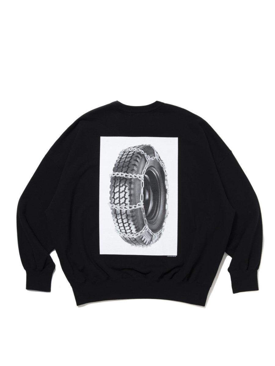 画像1: COOTIE  Print Sweat Crew (Tire with Chains) (1)