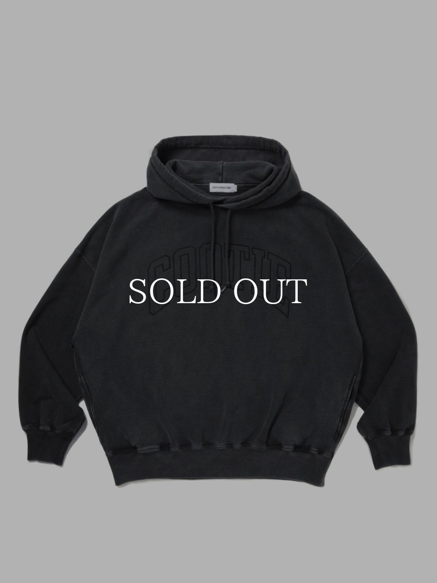 画像1: COOTIE PRODUCTIONS  Pigment Dyed Open End Yarn Sweat Hoodie (1)