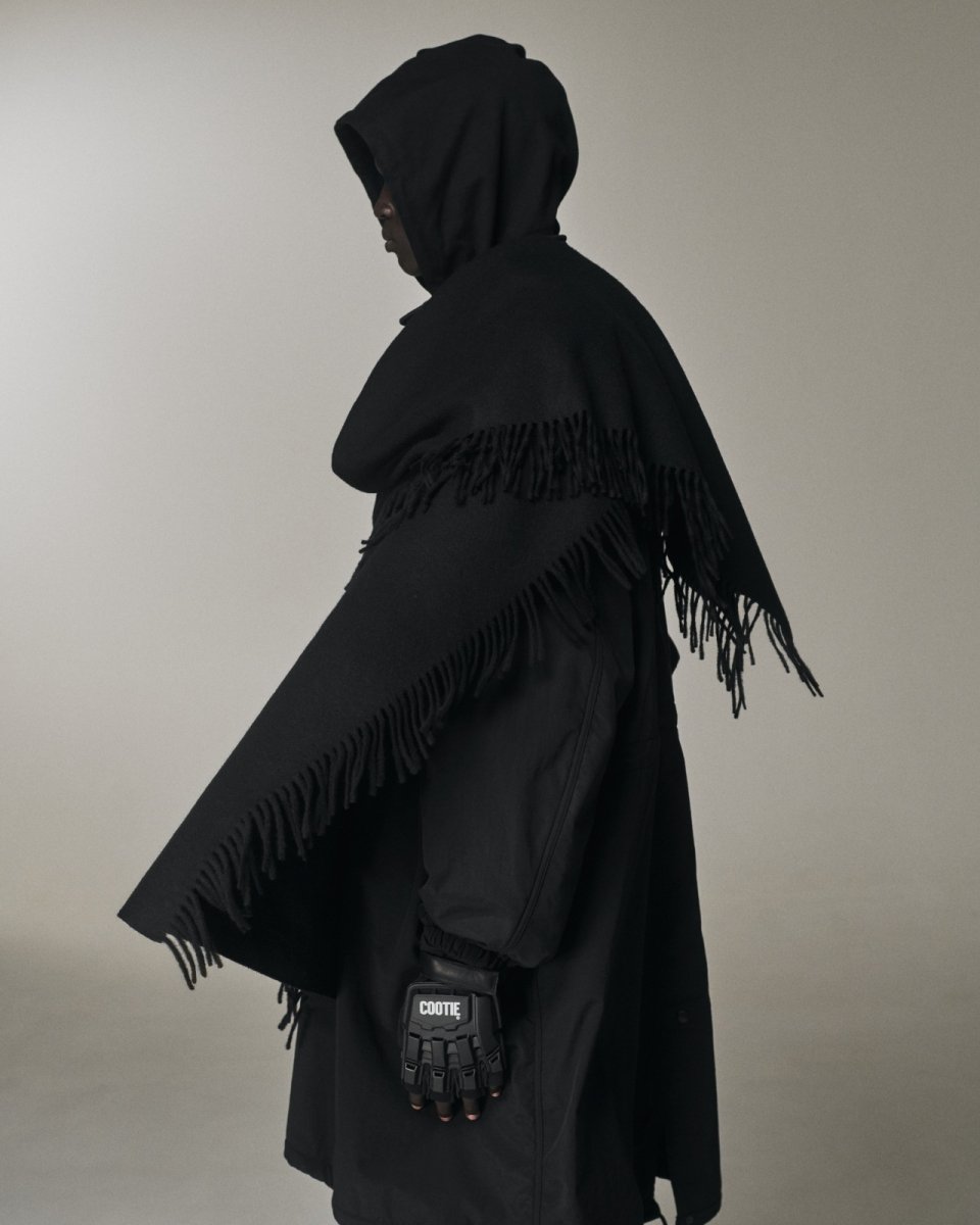 画像2: COOTIE   Reverse Fringe Scarf (2)