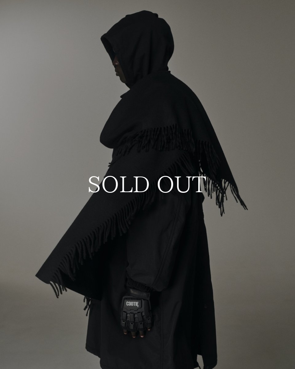 画像2: COOTIE   Reverse Fringe Scarf (2)