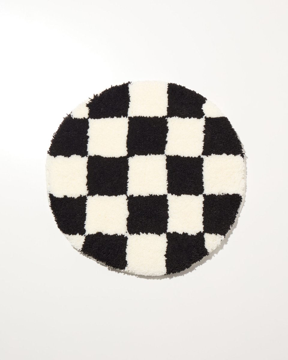 画像1: RADIALL  CHECKER - CHAIR RUG (1)