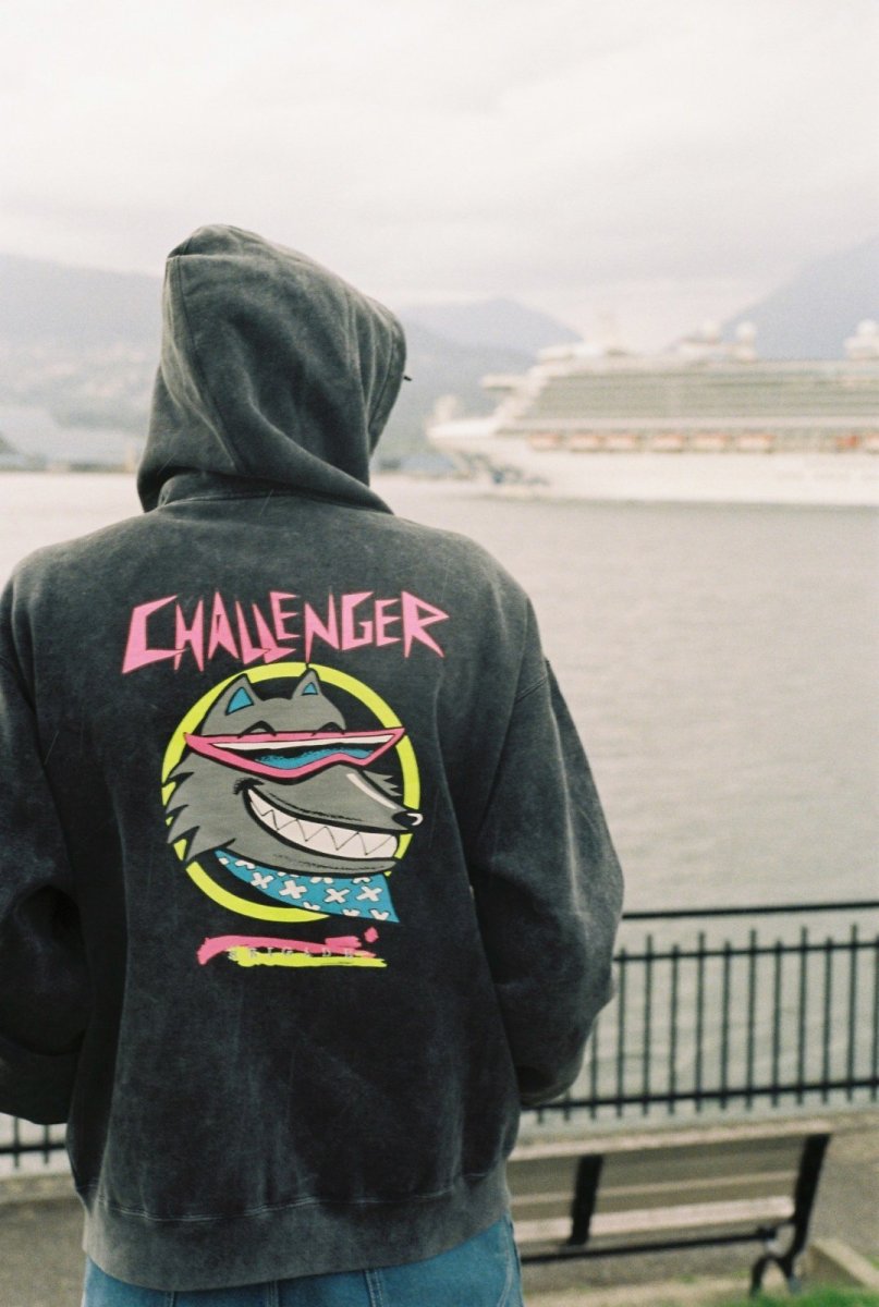 画像14: CHALLENGER  NEON WOLF ZIP HOODIE (14)