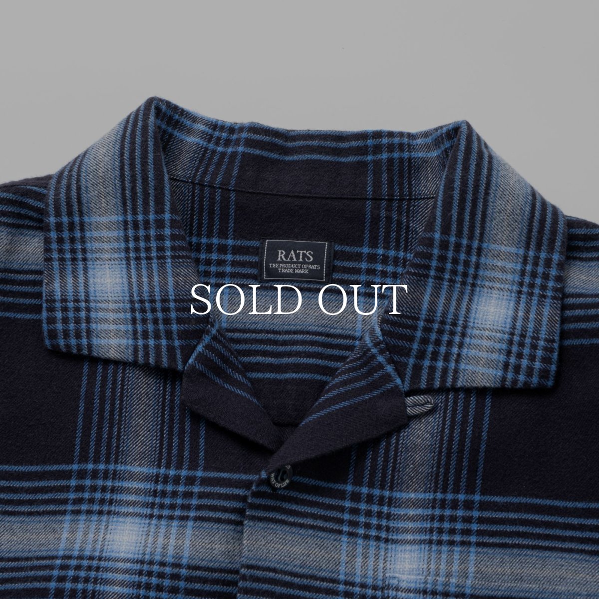 画像2: RATS  COTTON RAYON CHECK SHIRT (2)