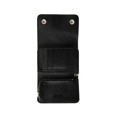 画像4: CALEE  SILVER STAR CONCHO FLAP LEATHER HALF WALLET (4)