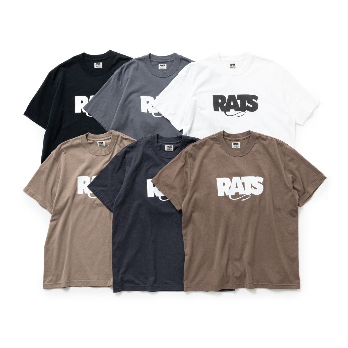 画像1: RATS  BOX LOGO TEE (1)