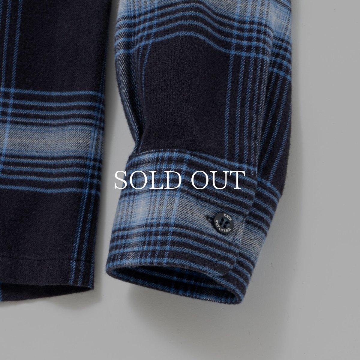 画像4: RATS  COTTON RAYON CHECK SHIRT (4)