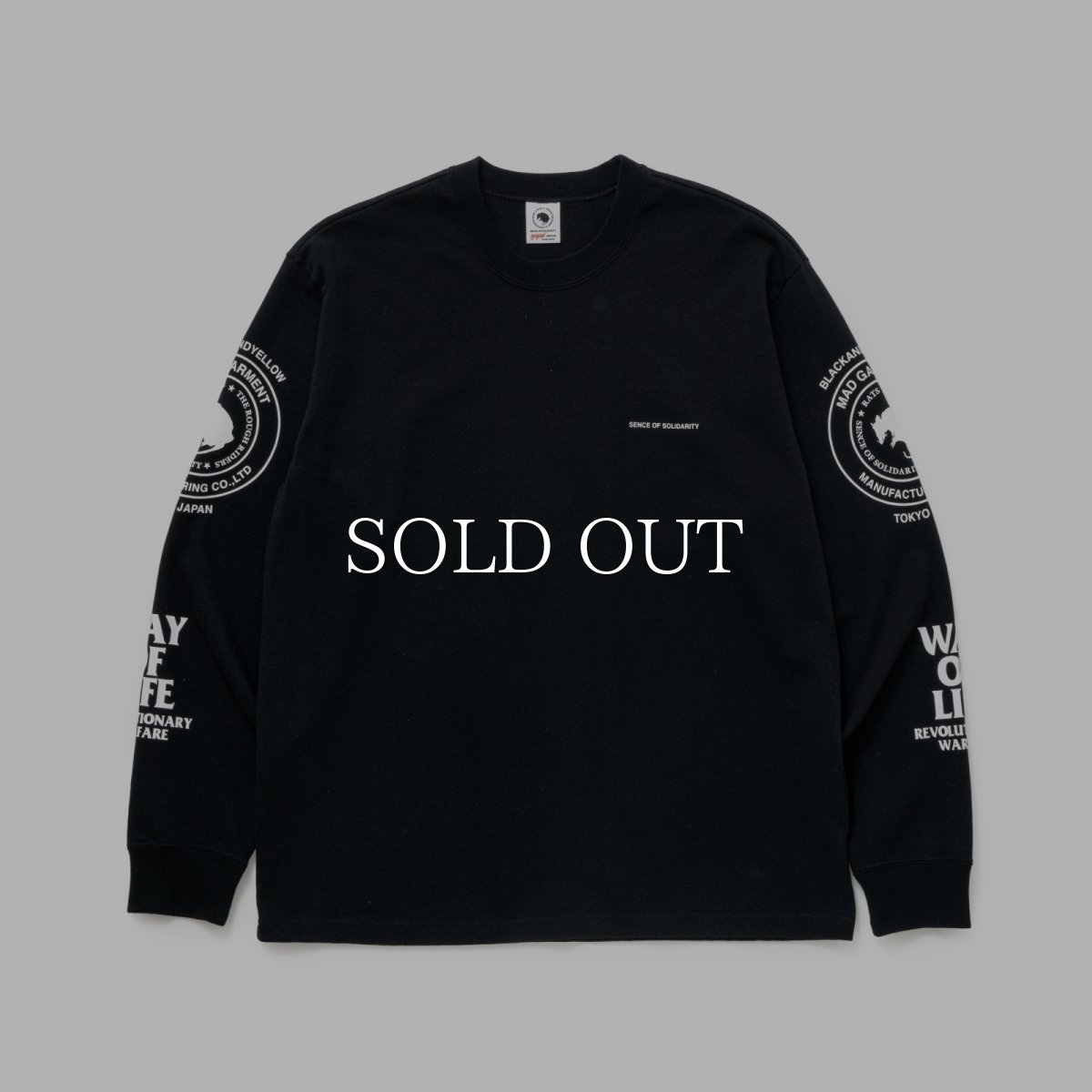 画像1: RATS  TWO WHEEL L/S TEE (1)