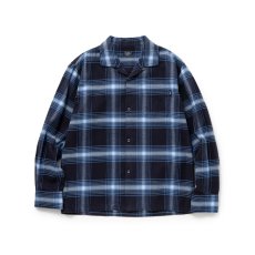 画像1: RATS  COTTON RAYON CHECK SHIRT (1)