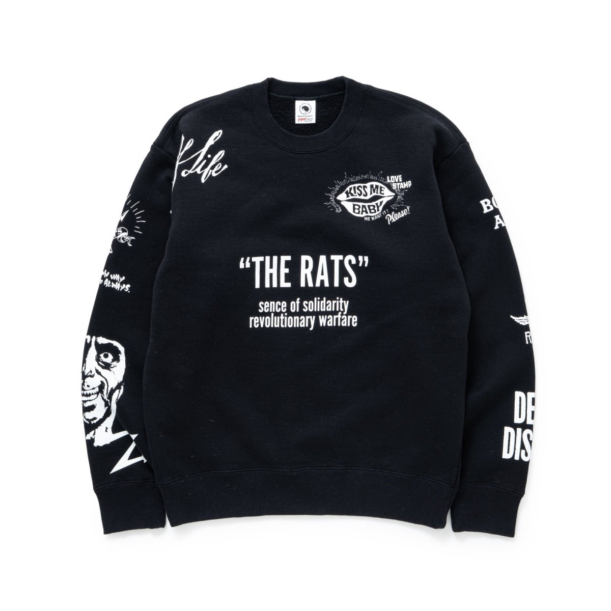 画像1: RATS  CRAZY CREW NECK SWEAT (1)