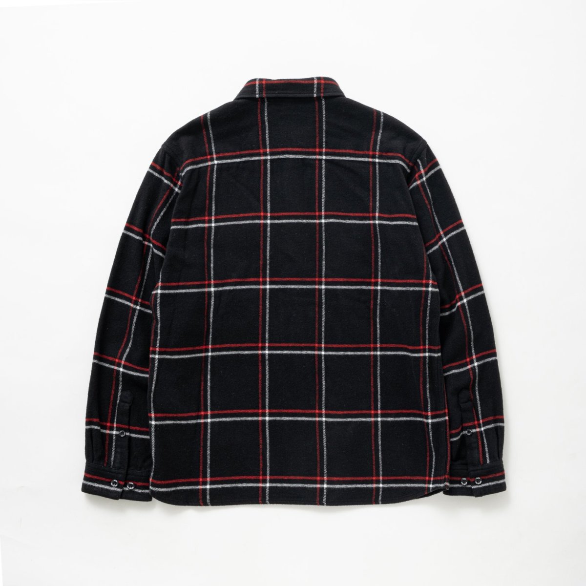 画像2: RATS  COTTON FLANNEL CHECK SHIRT (2)