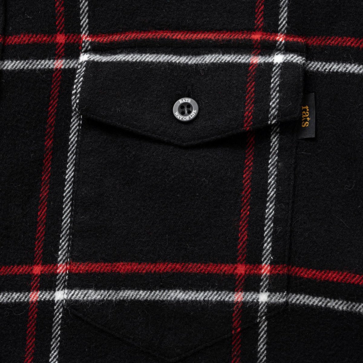 画像5: RATS  COTTON FLANNEL CHECK SHIRT (5)