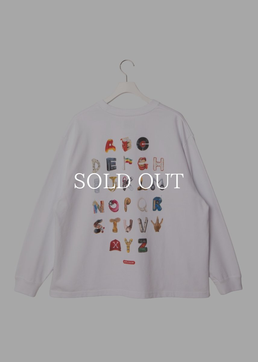 画像2: APPLEBUM  “Alphabet” L/S T-shirt (2)