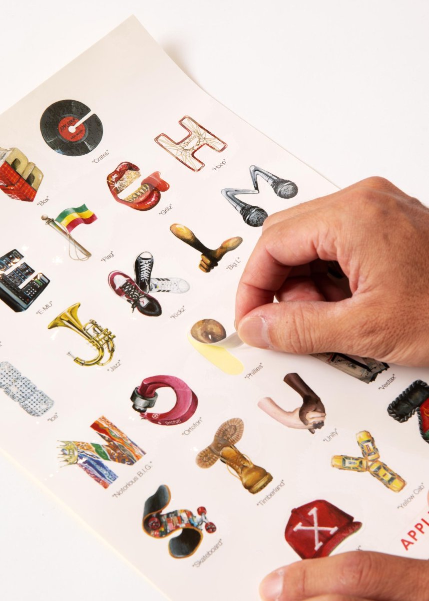 画像3: APPLEBUM  “Alphabet” A4 Sticker (3)