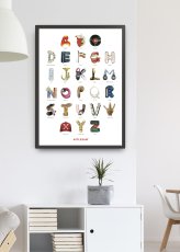 画像2: APPLEBUM  “Alphabet” A1 Poster (2)