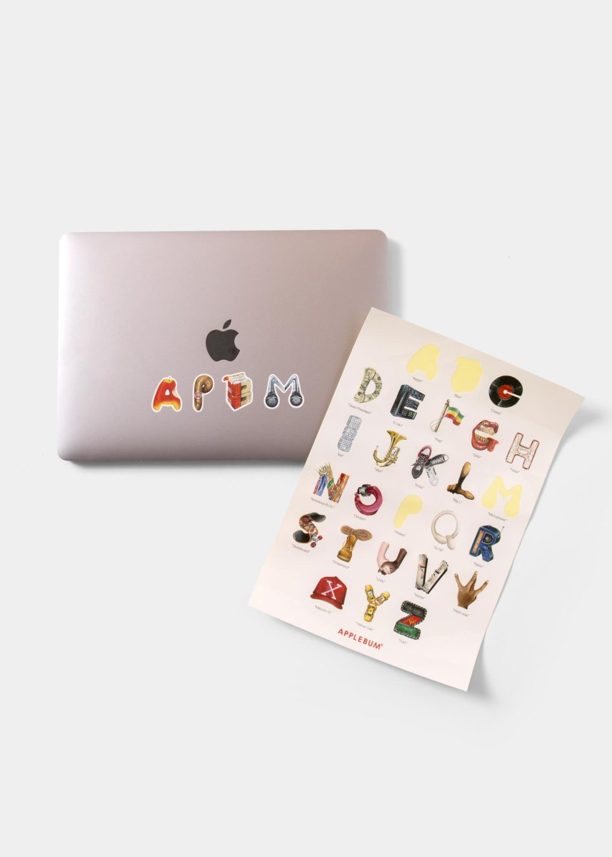 画像4: APPLEBUM  “Alphabet” A4 Sticker (4)