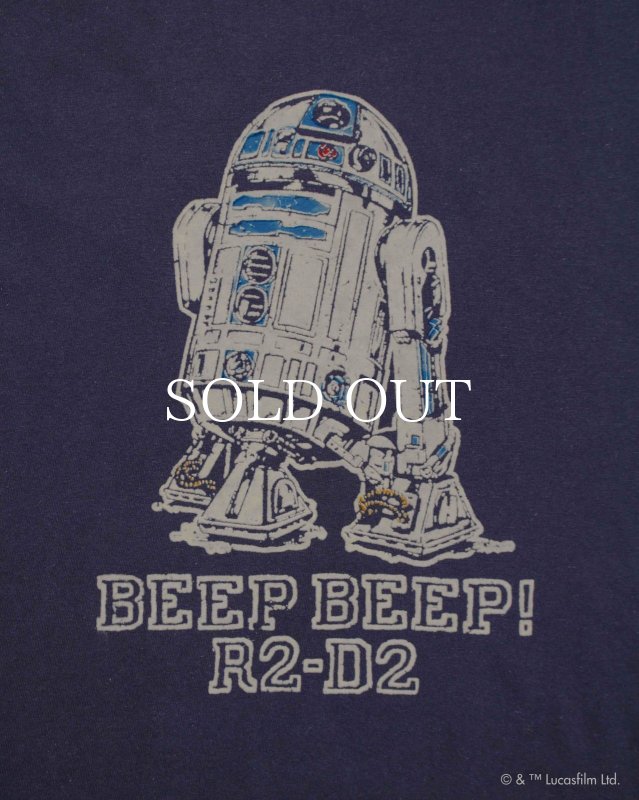 BOWWOW バウワウ R2-D2 TEE Tシャツ エイジング ネイビー XL R2-D2/TEE Tシャツ-バウワウ 通販 BOW WOW 店舗-SOWLD