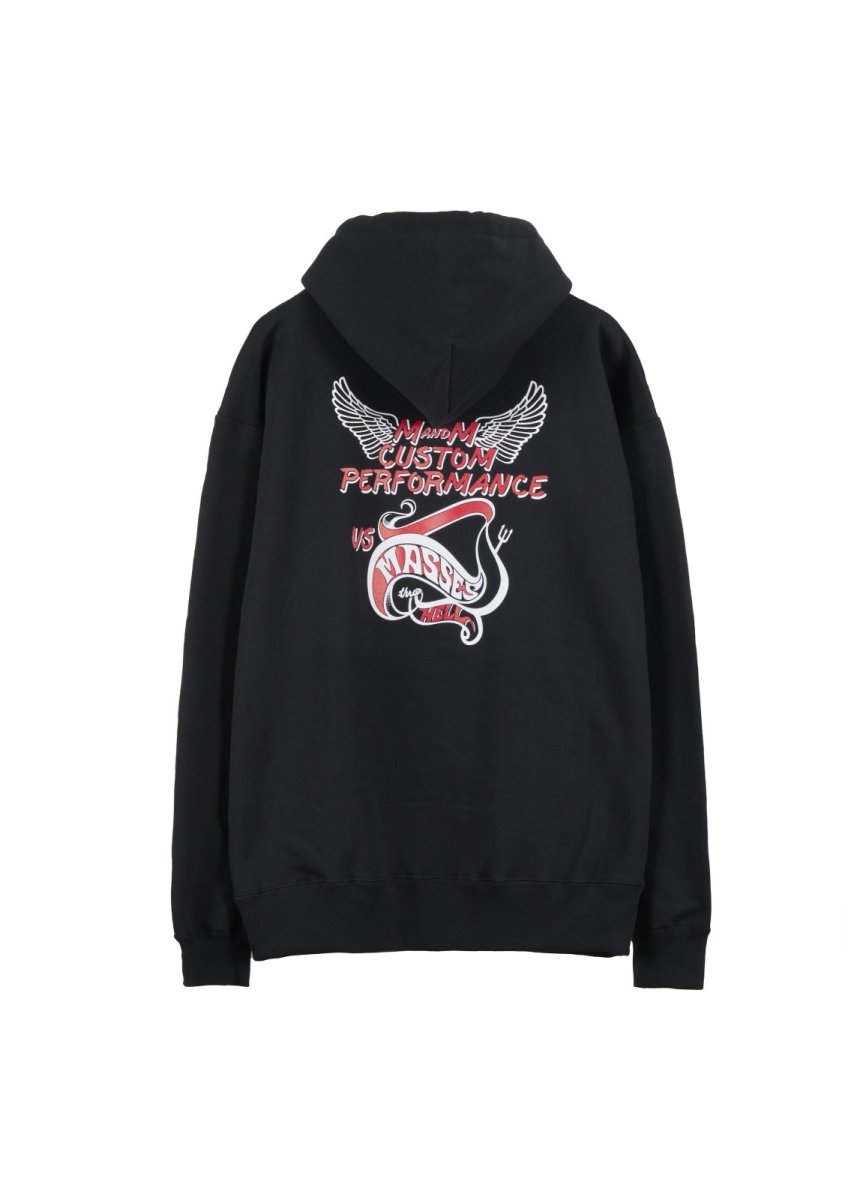 画像1: MASSES  M&M × MASSES HOODED HELL (1)
