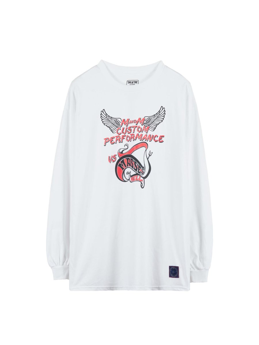 画像1: MASSES  M&M × MASSES T-SHIRT HELL L/S (1)