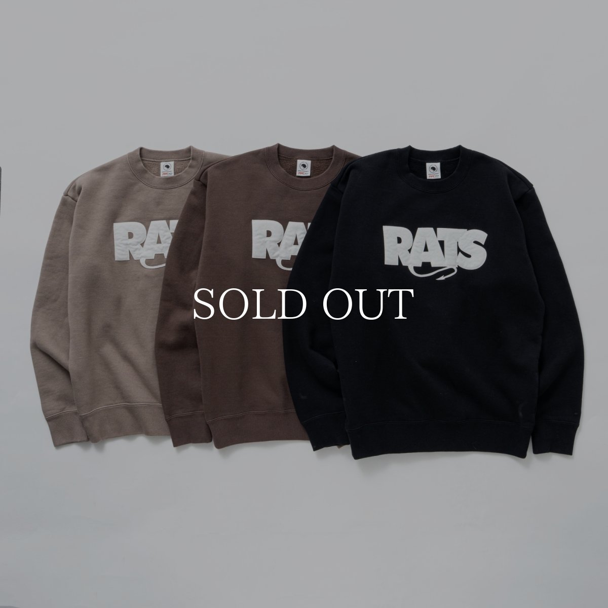画像1: RATS  BOX LOGO SWEAT (1)