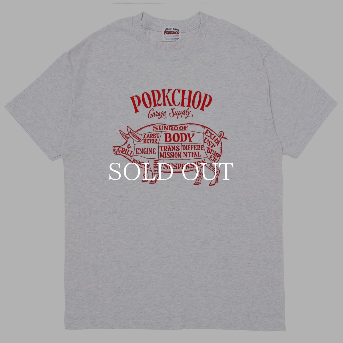 画像13: PORKCHOP GARAGE SUPPLY  PORK FRONT TEE 25 (13)