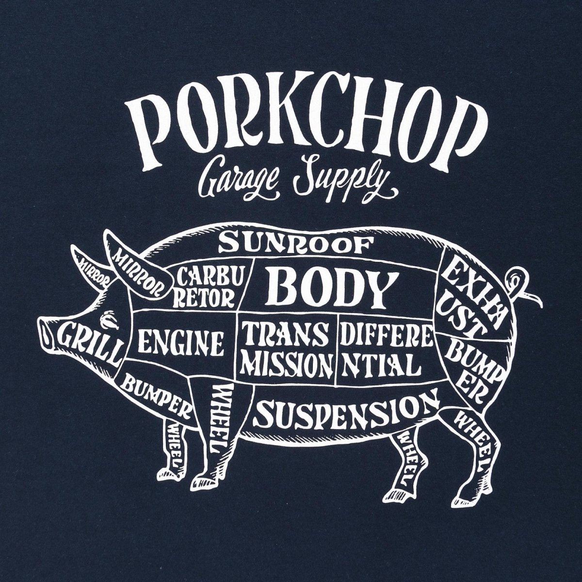 画像19: PORKCHOP GARAGE SUPPLY  PORK FRONT TEE 25 (19)