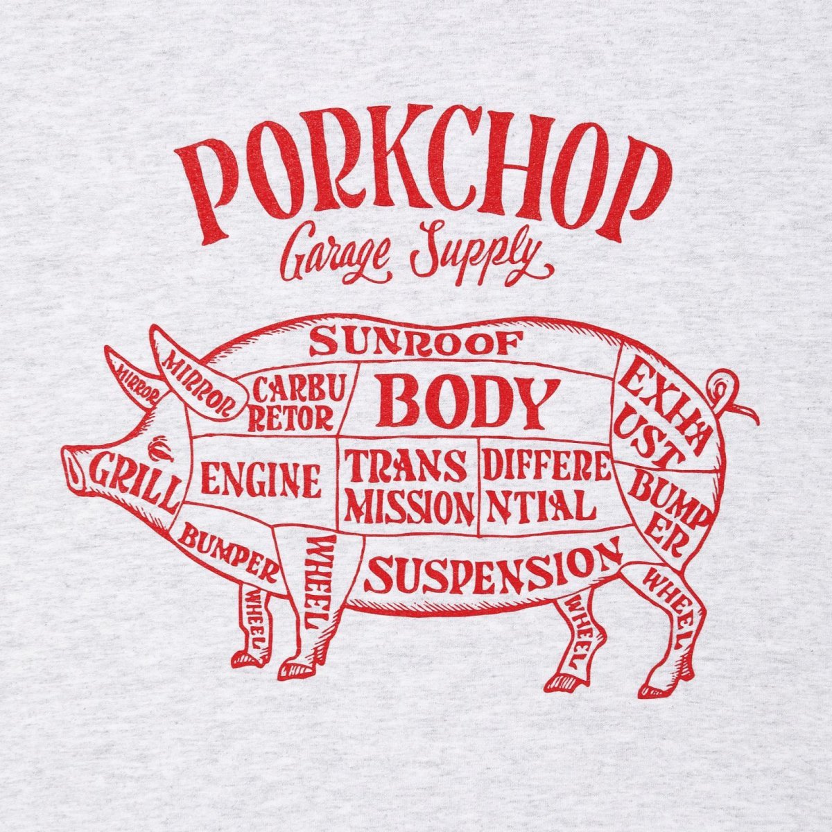 画像15: PORKCHOP GARAGE SUPPLY  PORK FRONT TEE 25 (15)