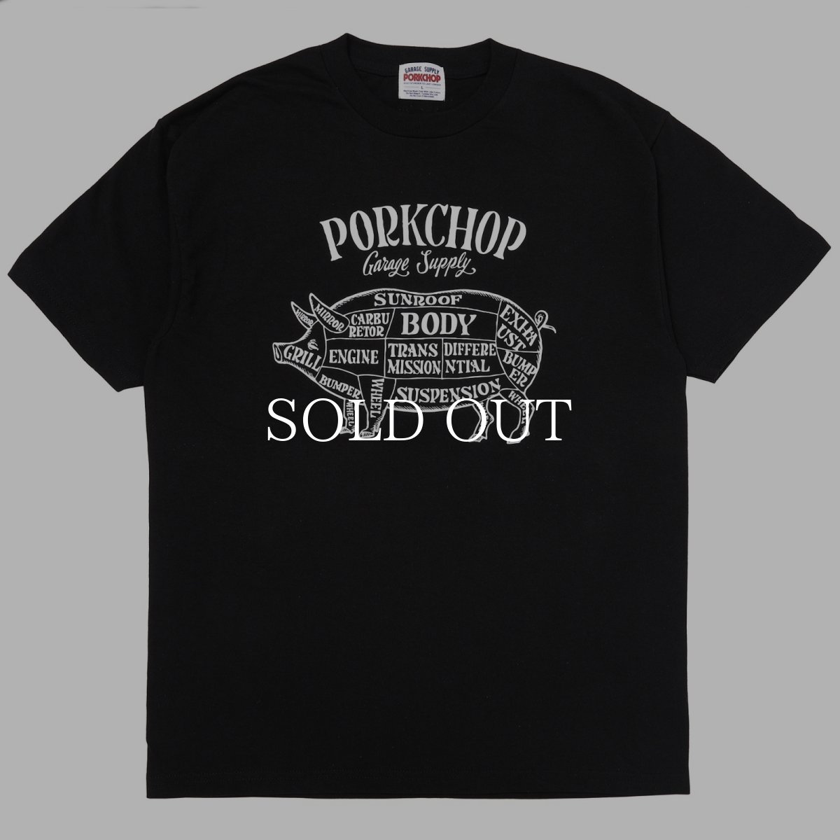画像5: PORKCHOP GARAGE SUPPLY  PORK FRONT TEE 25 (5)