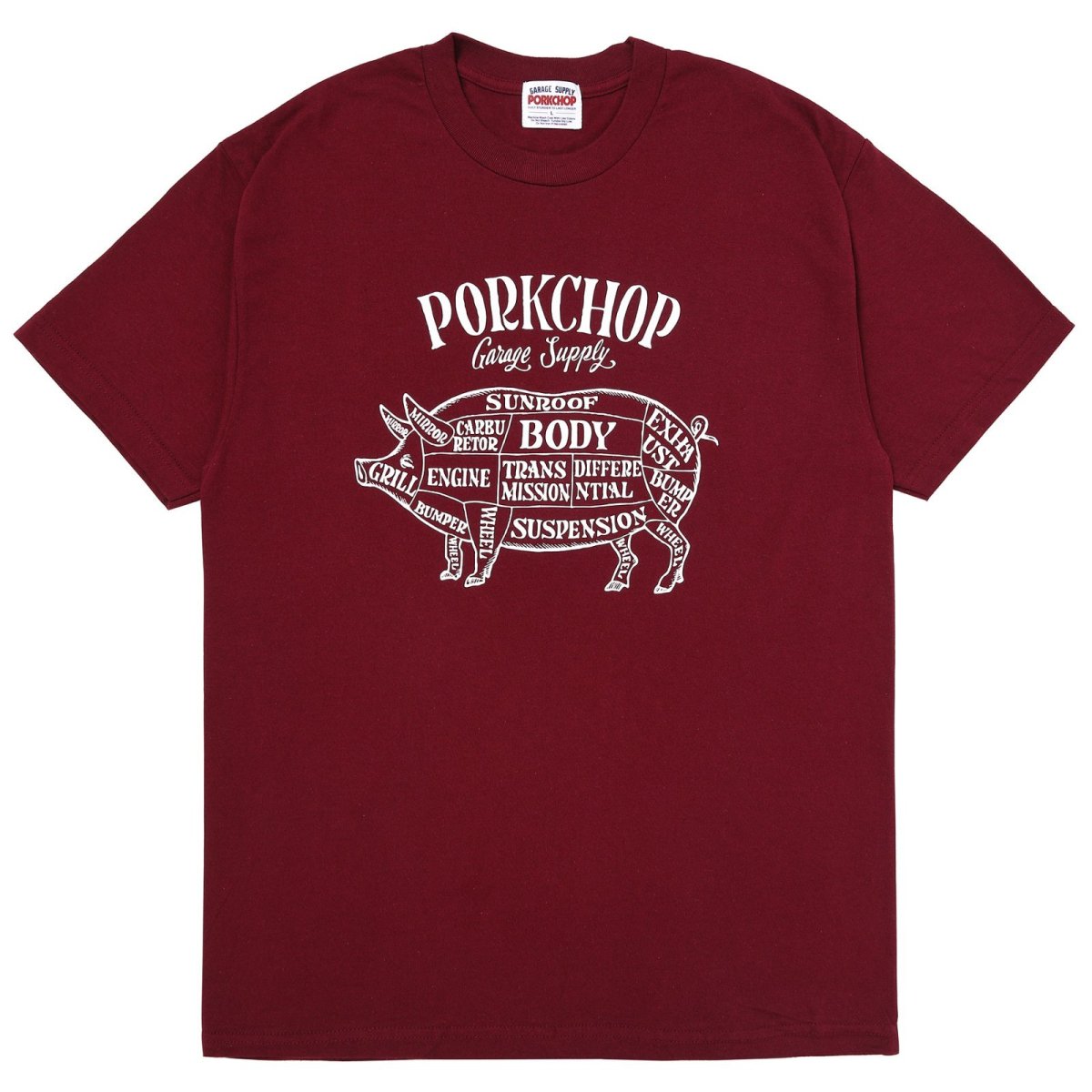 画像9: PORKCHOP GARAGE SUPPLY  PORK FRONT TEE 25 (9)