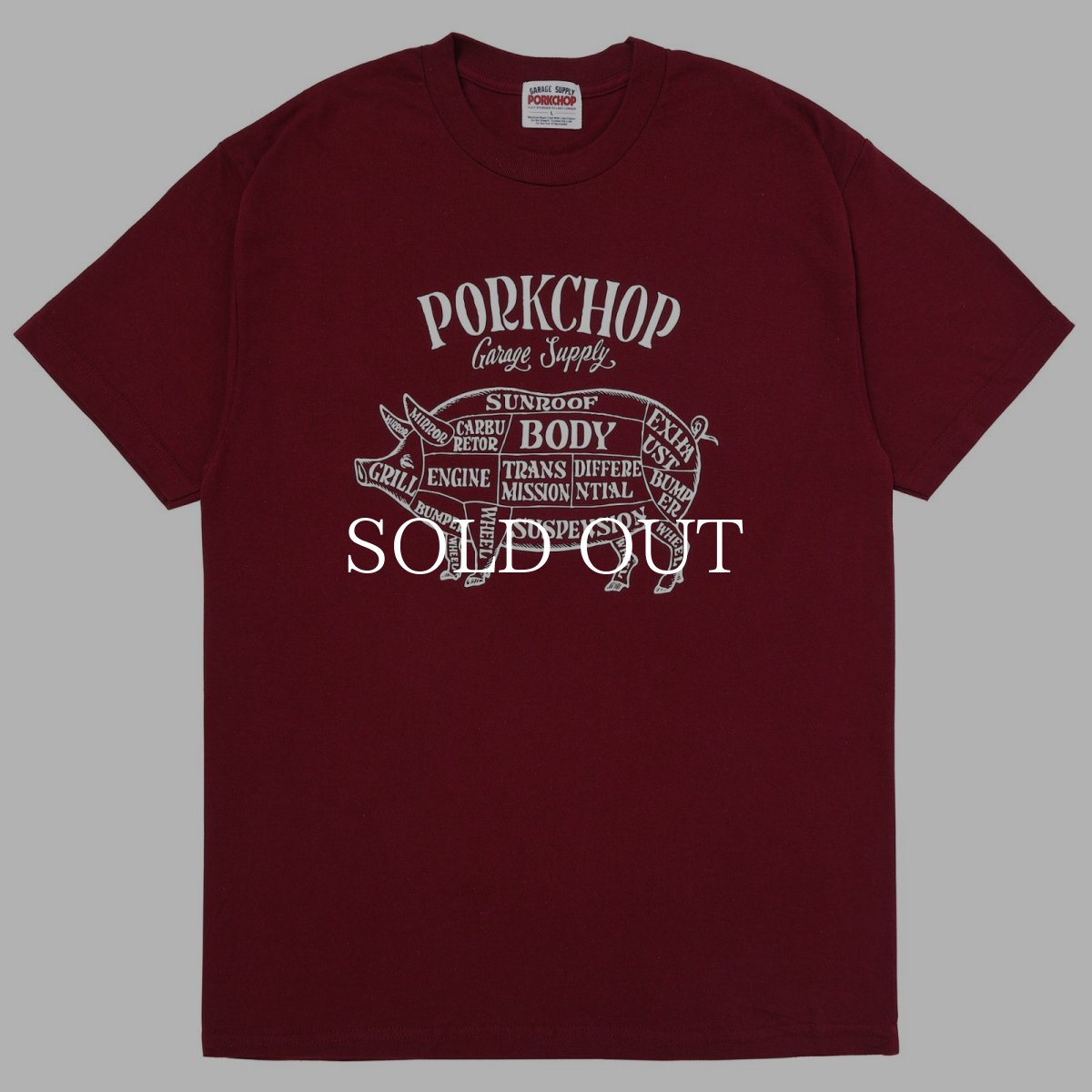 画像9: PORKCHOP GARAGE SUPPLY  PORK FRONT TEE 25 (9)