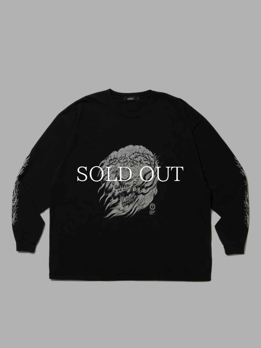 画像1: ANTIDOTE BUYERS CLUB   Fade Wash L/S Tee (Skull Jesus) (1)