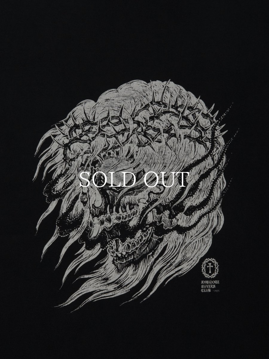 画像3: ANTIDOTE BUYERS CLUB   Fade Wash L/S Tee (Skull Jesus) (3)