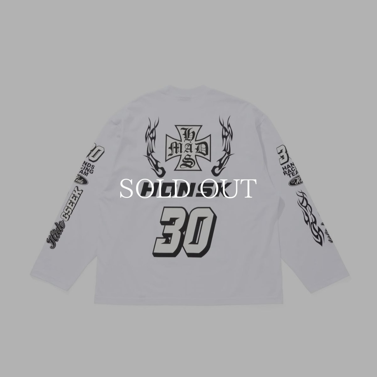 画像4: HideandSeek  Racing L/S Tee(Loose Fit) (4)