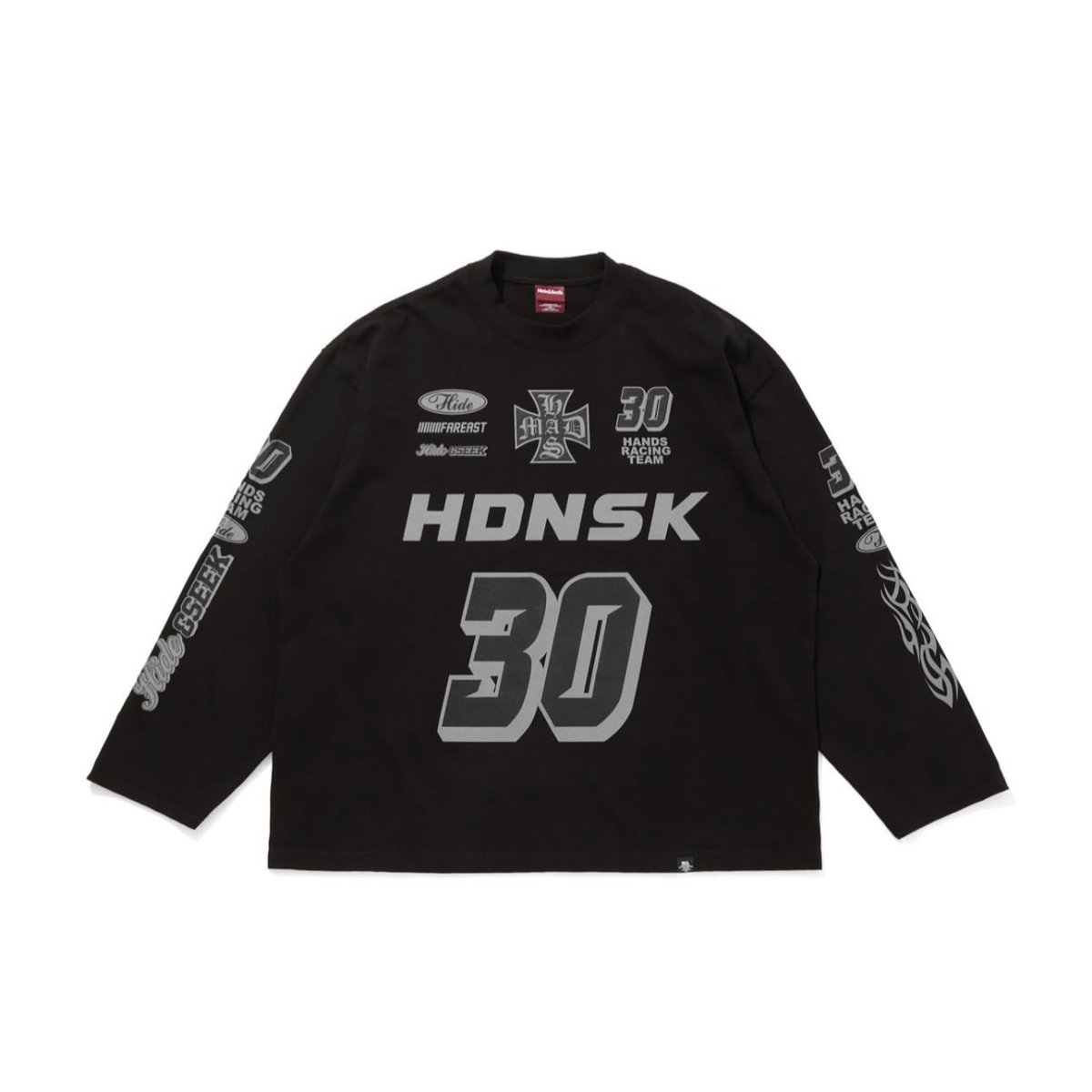 画像1: HideandSeek  Racing L/S Tee(Loose Fit) (1)