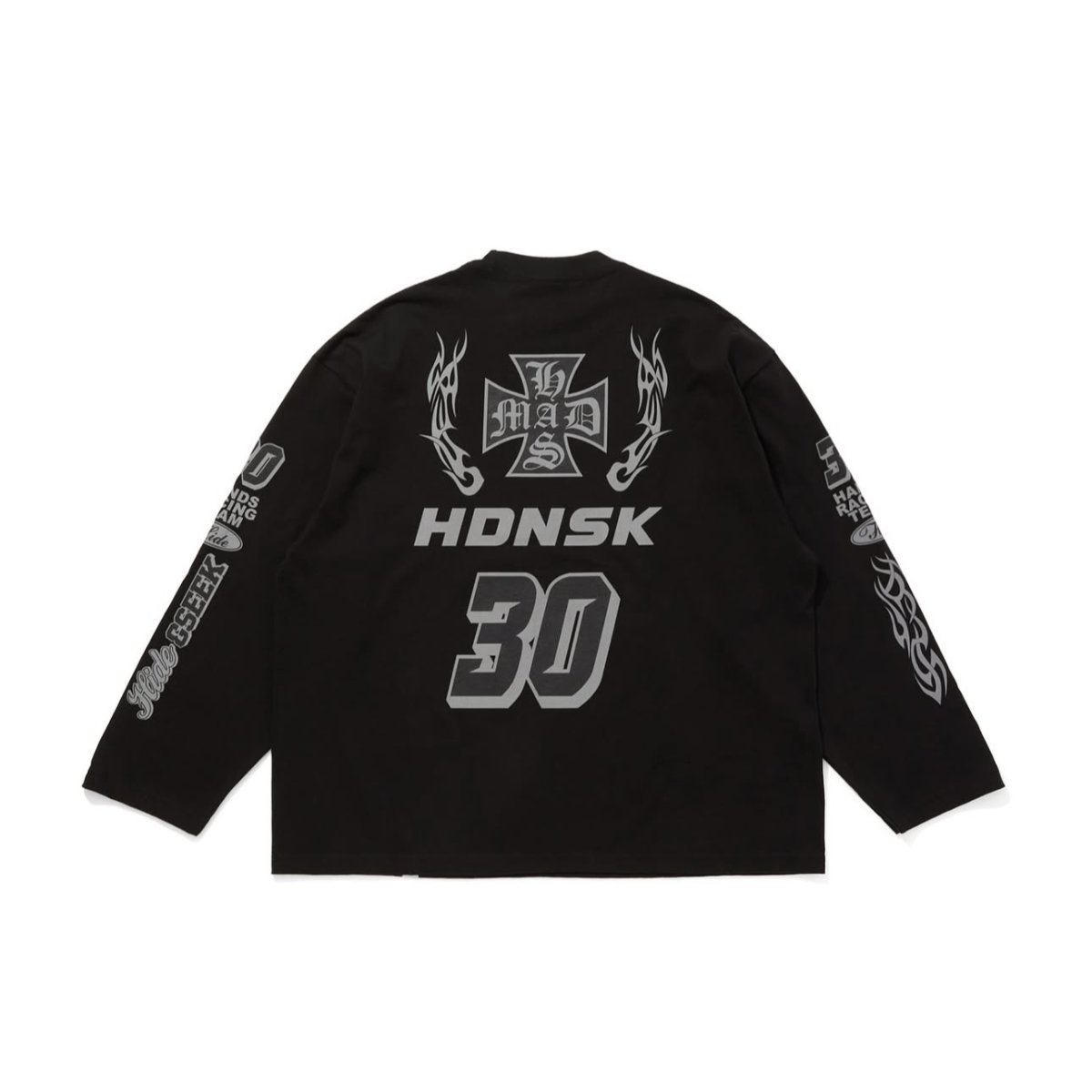 画像2: HideandSeek  Racing L/S Tee(Loose Fit) (2)