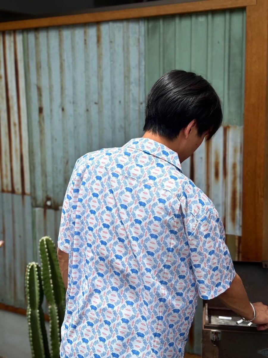 画像8: PORKCHOP GARAGE SUPPLY  PORK AOP SHIRT (8)