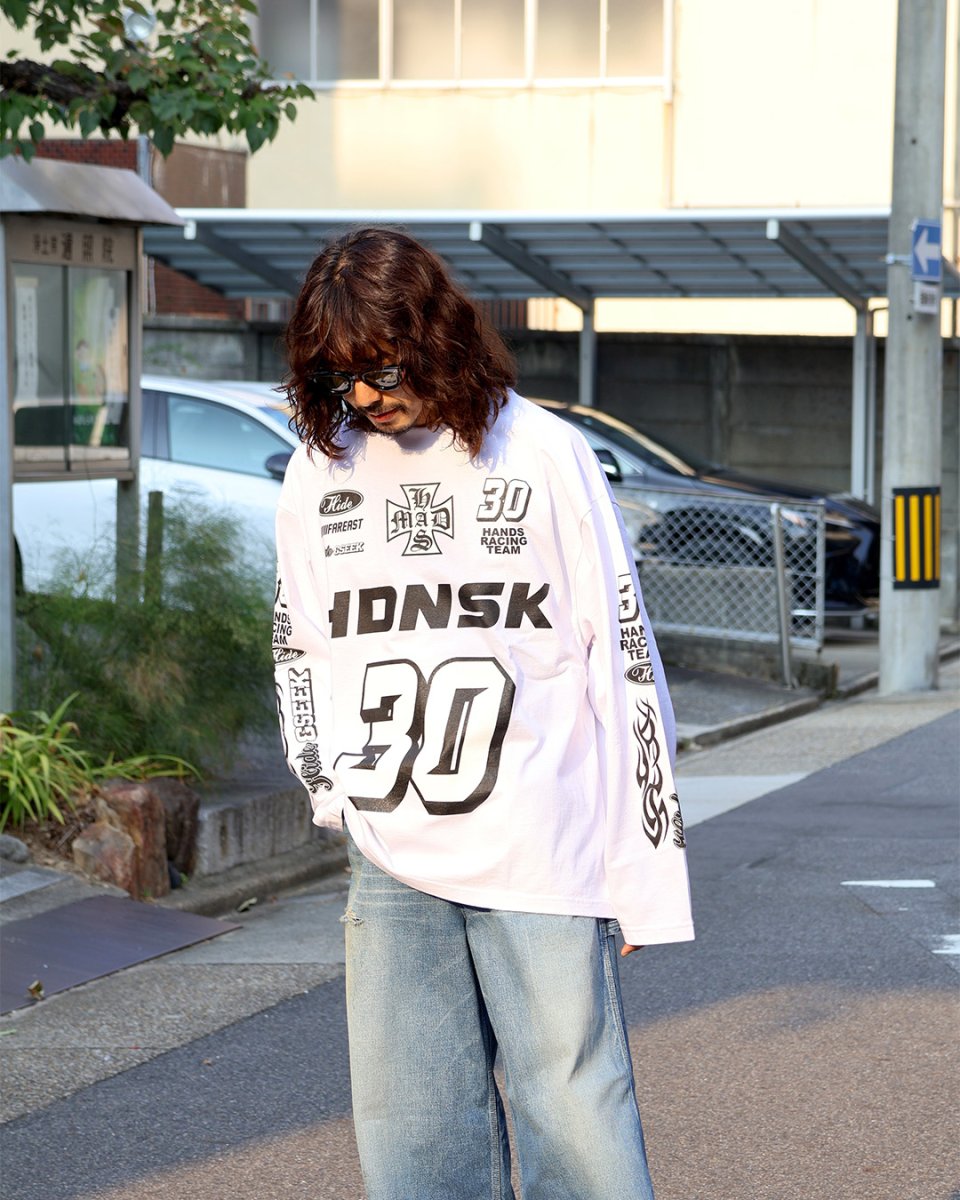 画像6: HideandSeek  Racing L/S Tee(Loose Fit) (6)