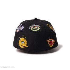 画像5: NEW ERA  59FIFTY SESAME STREET セサミストリート オールオーバー ブラック (5)