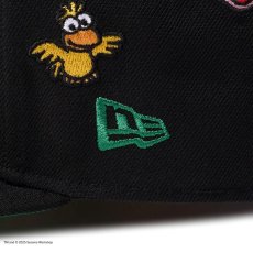 画像10: NEW ERA  59FIFTY SESAME STREET セサミストリート オールオーバー ブラック (10)