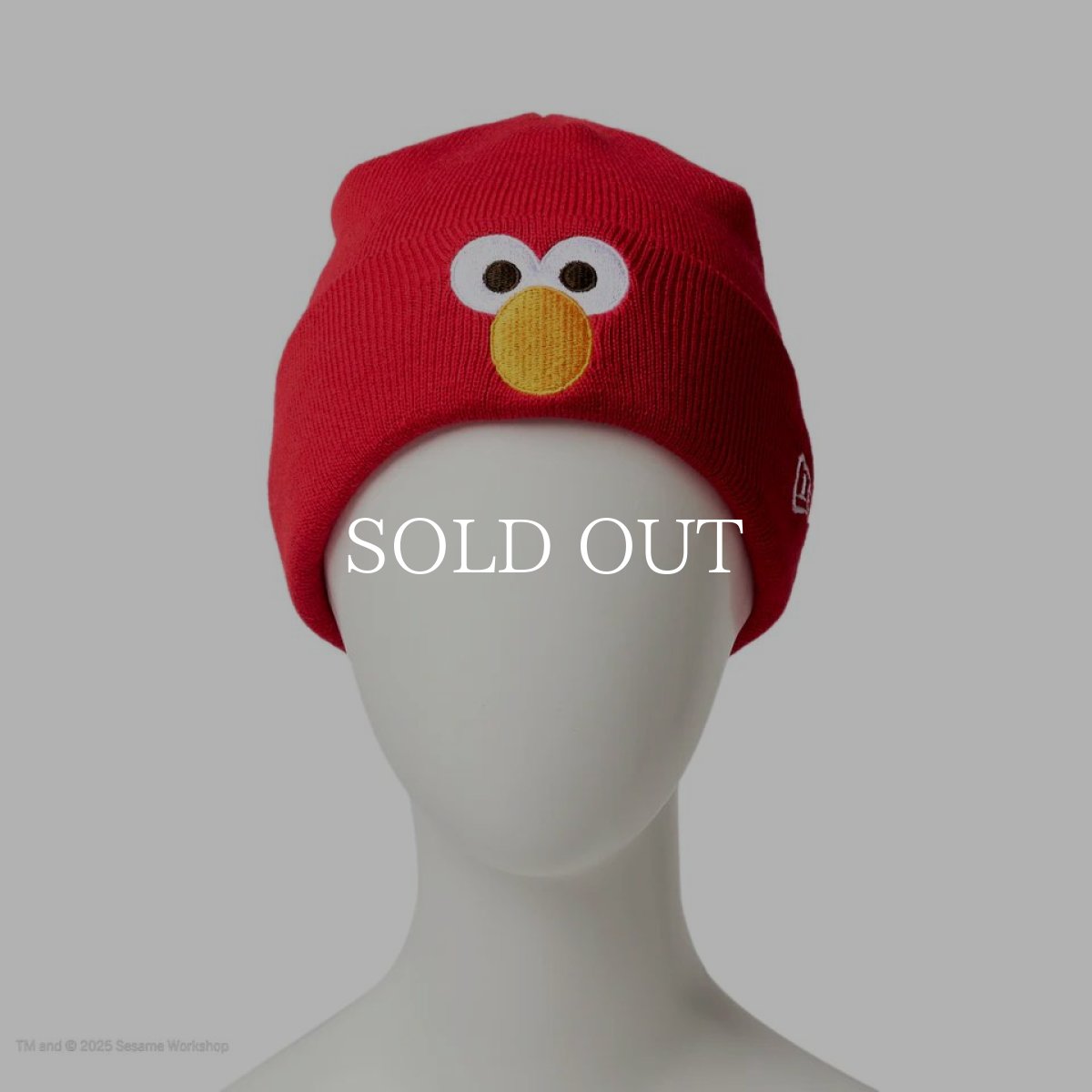 画像4: NEW ERA  キッズ Kid's ベーシック カフニット SESAME STREET セサミストリート Elmo エルモ レッド (4)