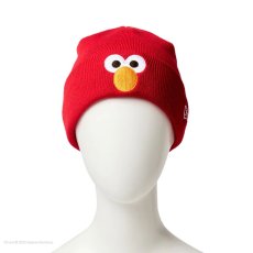 画像4: NEW ERA  キッズ Kid's ベーシック カフニット SESAME STREET セサミストリート Elmo エルモ レッド (4)