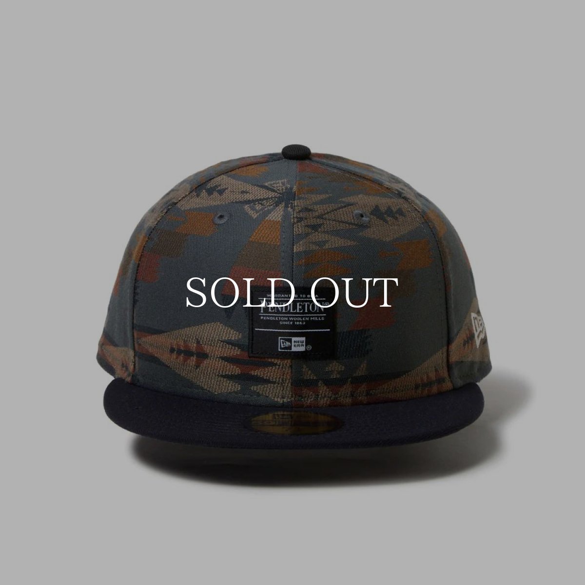 画像2: NEW ERA  59FIFTY Pendleton ペンドルトン ウーブンパッチ ネイビー (2)